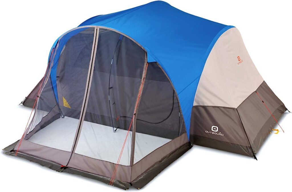 Outbound Dome Tent for Camping with Carry Bag and Rainfly, Easy Set Up  Water Resistant, 3 Season