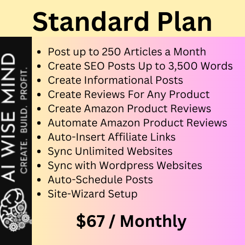 AIWiseMind Pricing Standard Plan