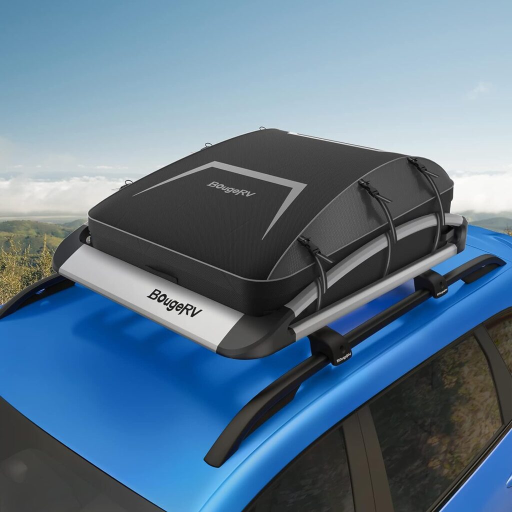 BougeRV Soft Rooftop Cargo Carrier Bag Water Resistant Roof Bag Aero 