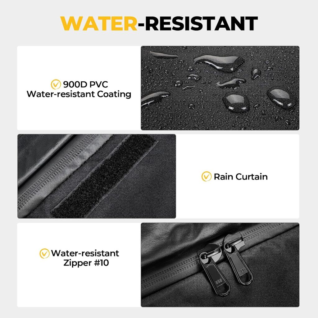BougeRV Soft Rooftop Cargo Carrier Bag Water Resistant Roof Bag Aero 