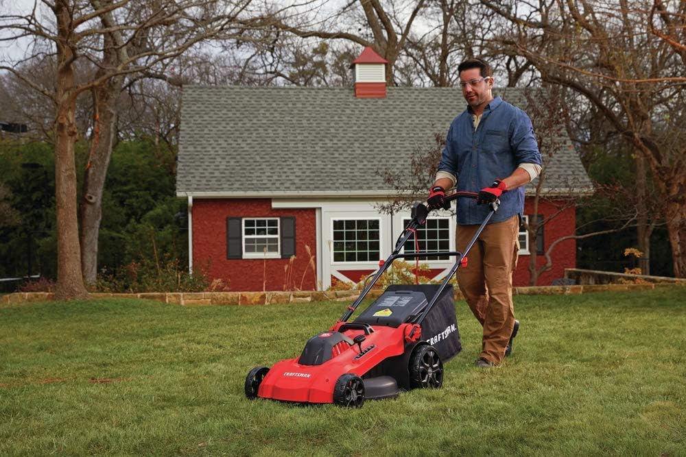 CRAFTSMAN Electric Lawn Mower, 20-Inch, Corded, 13-Ah (CMEMW213)