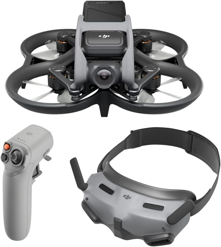 DJI Avata Pro-View Combo - First-Person View Drone UAV Quadcopter with 4K Stabilized Video, Super-Wide 155Â° FOV, Emergency Brake and Hover, Includes New RC Motion 2 and Goggles 2