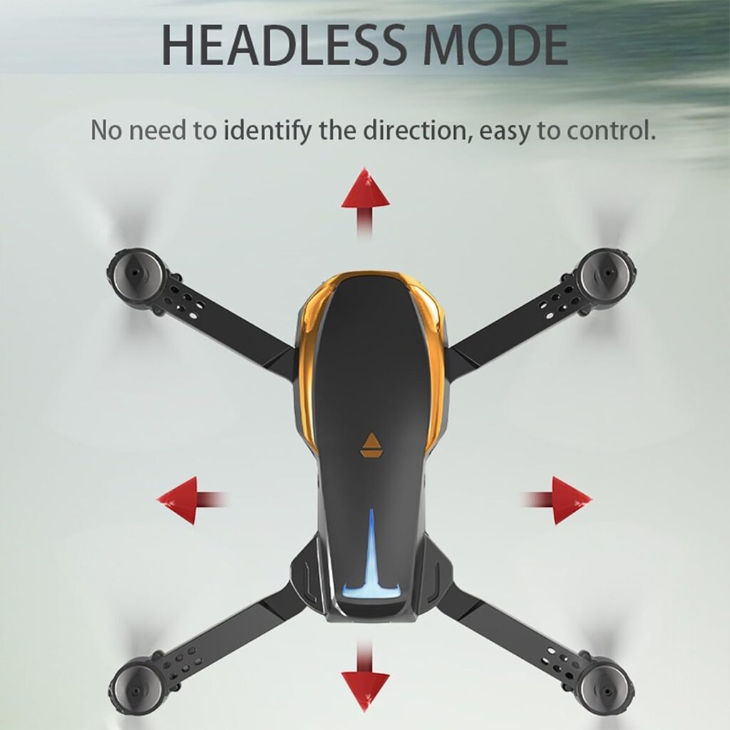 Dual 1080P HD FPV Camera Drone - Remote Control With Altitude Hold Headless Mode, Newly One Key Start Speed Adjustment, Toys Gifts For Boys  Girls