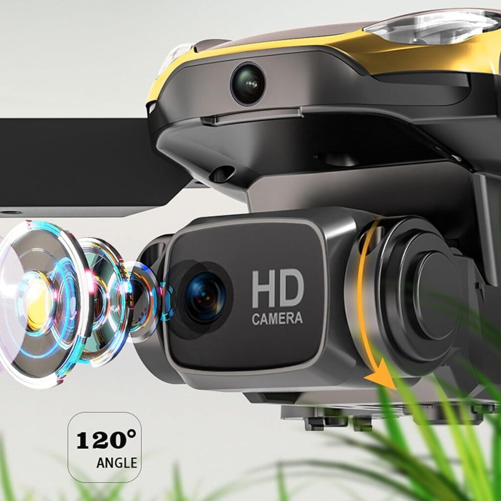 Dual 1080P HD FPV Camera Drone - Remote Control With Altitude Hold Headless Mode, Newly One Key Start Speed Adjustment, Toys Gifts For Boys  Girls