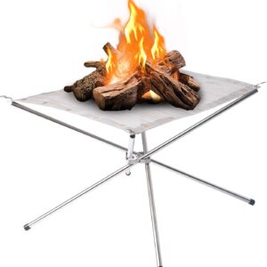 Kikerike Portable Steel Mesh Outdoor Fire Pit