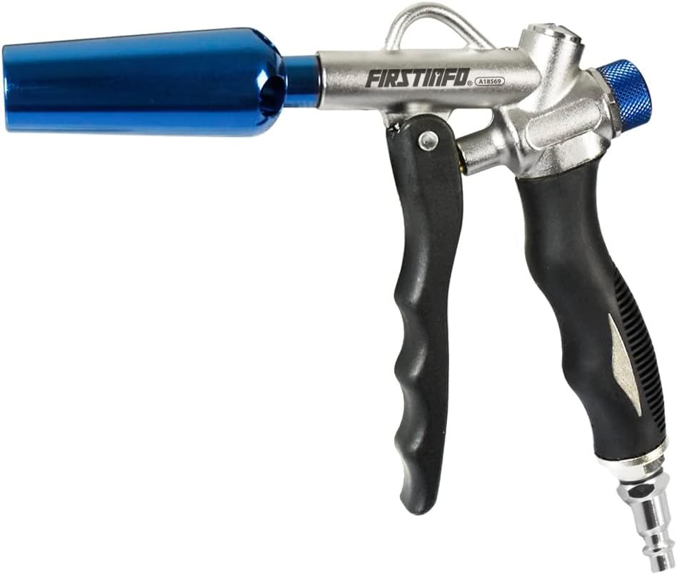 FIRSTINFO Two Way Air Blow Gun with Adjustable Air Flow and Higher Flow Nozzle