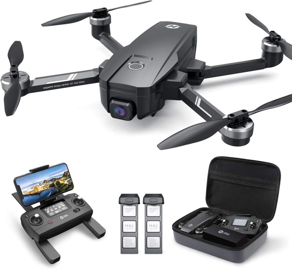 Holy Stone HS720E GPS Drone with 4K EIS UHD 130 FOV Camera for Adults Beginner, FPV Quadcopter with Brushless Motor, 2 Batteries 46 Min Flight Time, 5GHz Transmission, Smart Return Home, Follow Me