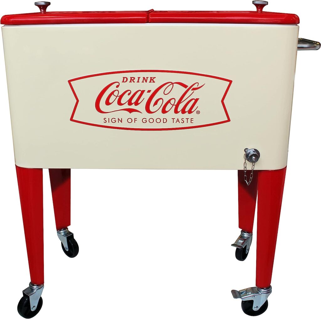 LEIGH COUNTRY CP 98116 Coke Cooler 60QT- CREAMFISH
