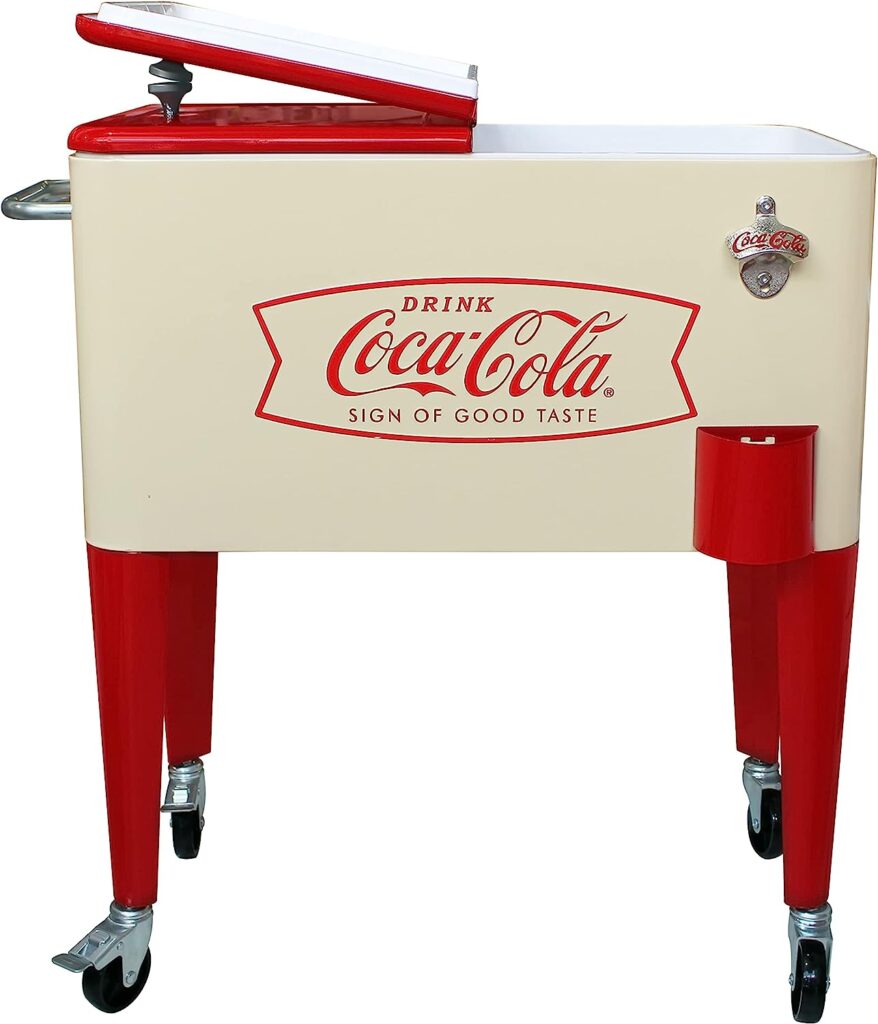 LEIGH COUNTRY CP 98116 Coke Cooler 60QT- CREAMFISH