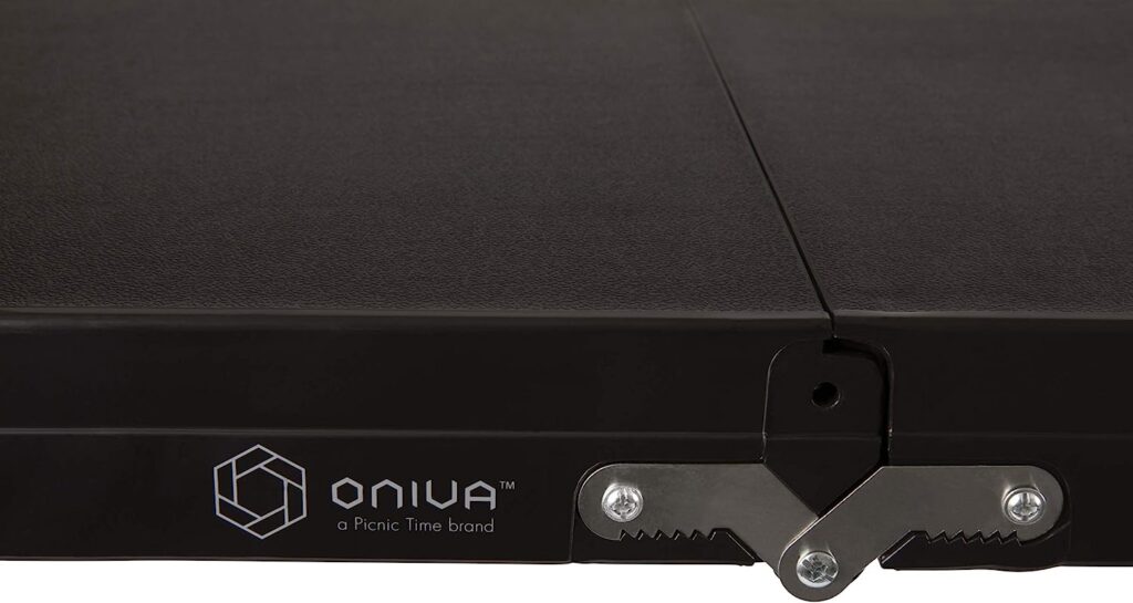 ONIVA - a Picnic Time brand - Folding Picnic Table - Camping Table - Outdoor Table With Umbrella Hole