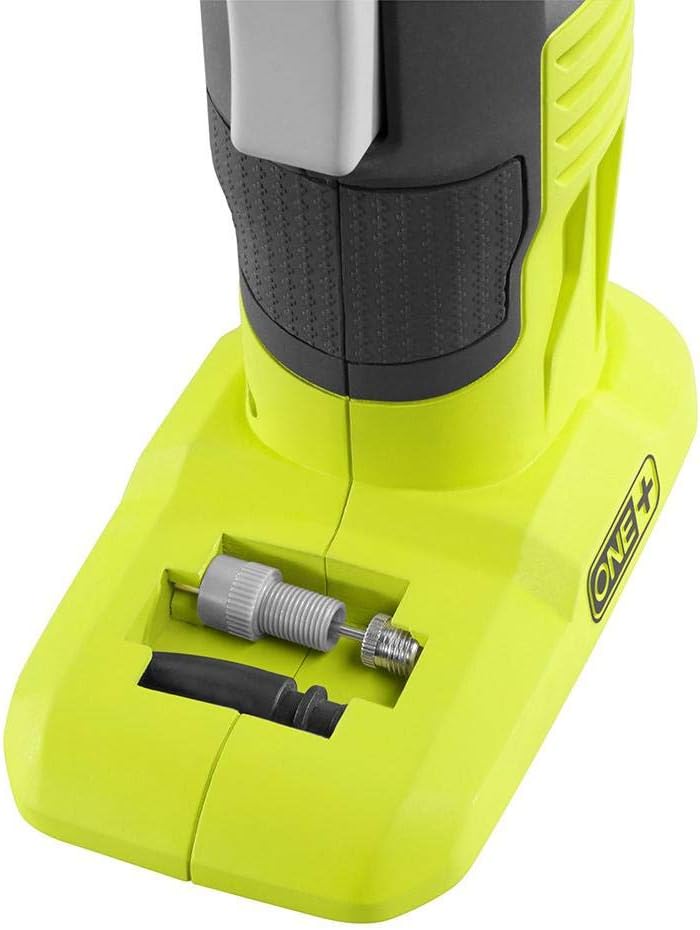 Ryobi P737D 18-Volt ONE+ Cordless High Pressure Inflator with Digital Gauge, 4.0 Ah 18-Volt ONE+ High Capacity Lithium-Ion Battery, Charger, and Bag (Bulk Packaged)