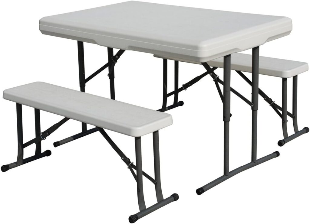 Stansport Heavy-Duty Picnic Table and Bench Set (616)