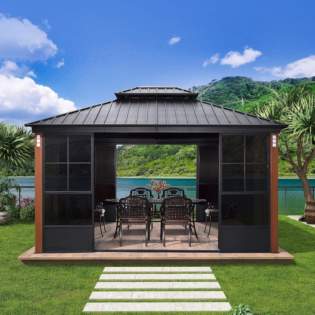 Purple Leaf 12x14 Patio Hardtop Gazebo Review 2024