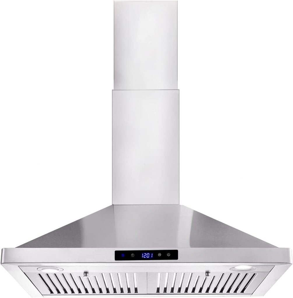 Tieasy Wall Mount Range Hood 30 Inch Kitchen Hood 700 CFM With Ducted   Tieasy Wall Mount Range Hood 30 Inch Kitchen Hood 700 Cfm With Ductedductless Convertible Duct Touch Control Permanent F 1005x1024 